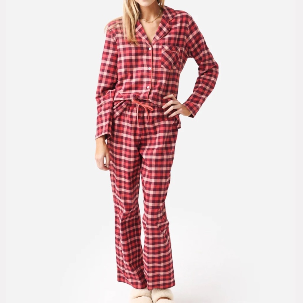 Ugg Ophelia Pajama Set Woven Plaid
